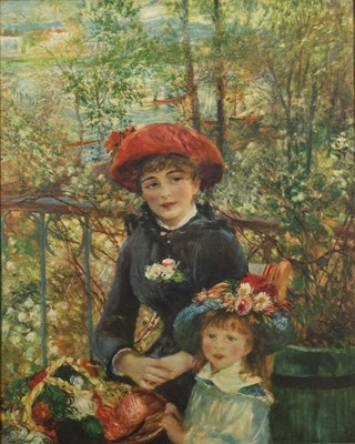 Lot 205 - Pierre Auguste-Renoir (1841-1919) 'Two sisters...