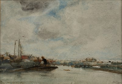 Lot 152 - 20th Century English School  'Untitled harbour...