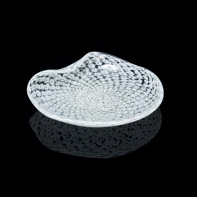 Lot 421 - Attributed to Murano glass Murrine glass dish,...