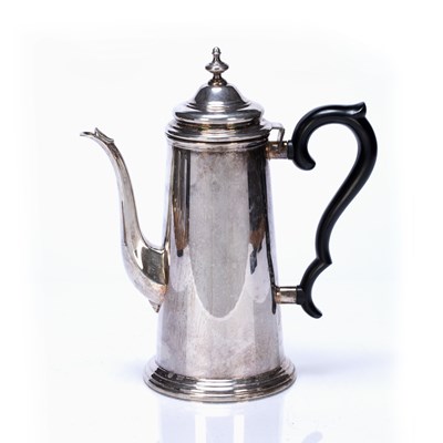 Lot 502 - Silver-plated coffee pot bearing marks for...