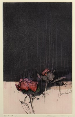 Lot 214 - Ando Shinji (b.1960) 'Botanical study in pink'...