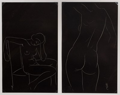 Lot 41 - Eric Gill (1882-1940) Two pairs of female...