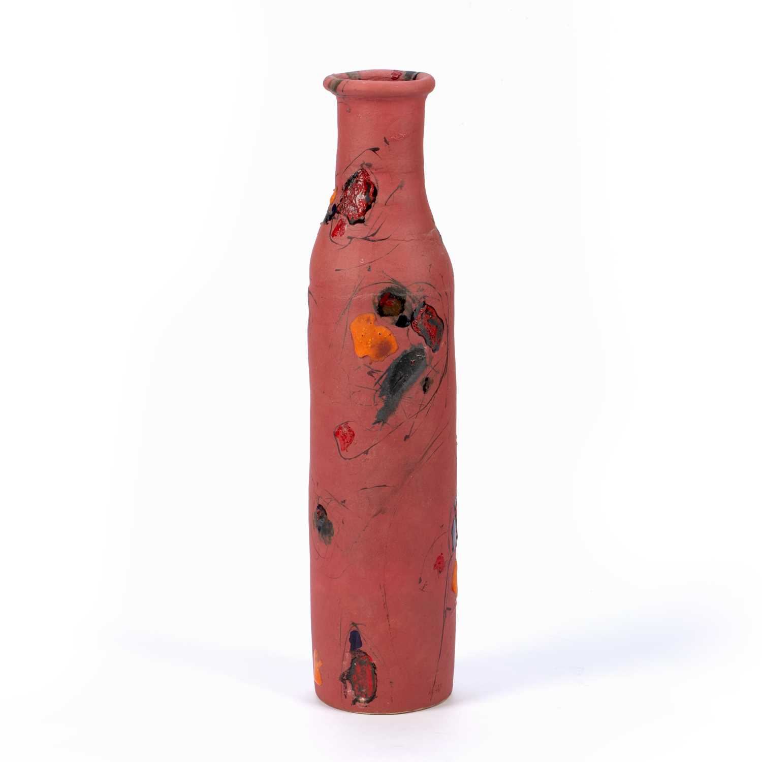 Lot 330 - Robin Welch (1936-2019) studio pottery red...