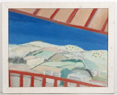 Lot 226 - Bob Bourne (1931-2021) 'The Verandah, Cretan...