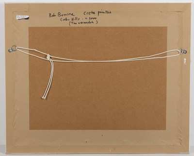 Lot 226 - Bob Bourne (1931-2021) 'The Verandah, Cretan...