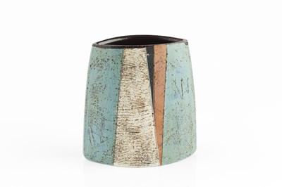 Lot 641 - Bernard Irwin (b.1953) Vessel with vertical...