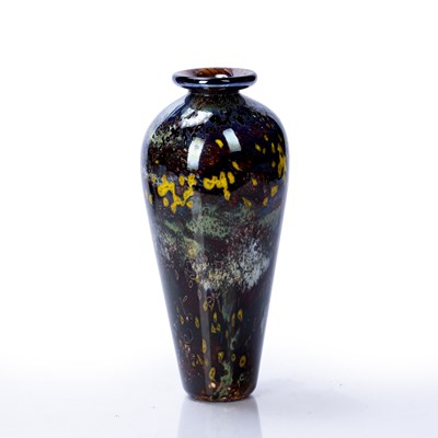 Lot 428 - 20th Century studio glass vase with broken...