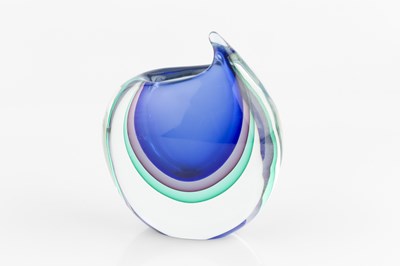 Lot 863 - Luigi Onesto (b.1935) Sommerso vase blue,...