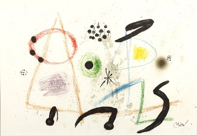 Lot 147 - Joan Miro (1893-1983) 'Maravillas con...