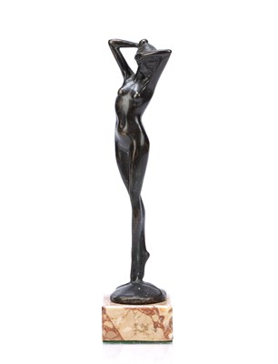 Lot 449 - G. Morian (20th Century) Art Deco style bronze...