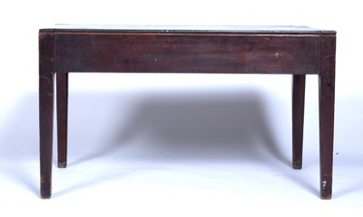 Lot 84 - Spillman & Co mahogany small table with fitted...