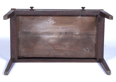 Lot 84 - Spillman & Co mahogany small table with fitted...