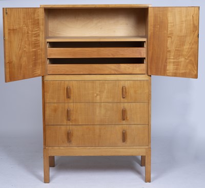 Lot 1 - Gordon Russell (1892-1980) walnut tallboy, two...