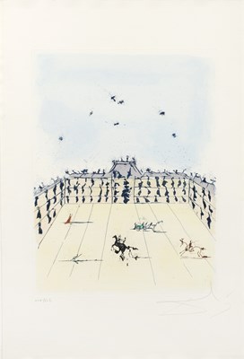 Lot 115 - Salvador Dali (1904-1989) Royal Palace signed...