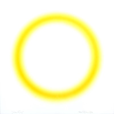 Lot 347 - Peter Sedgley (b.1930) Yellow Ring, 1970...