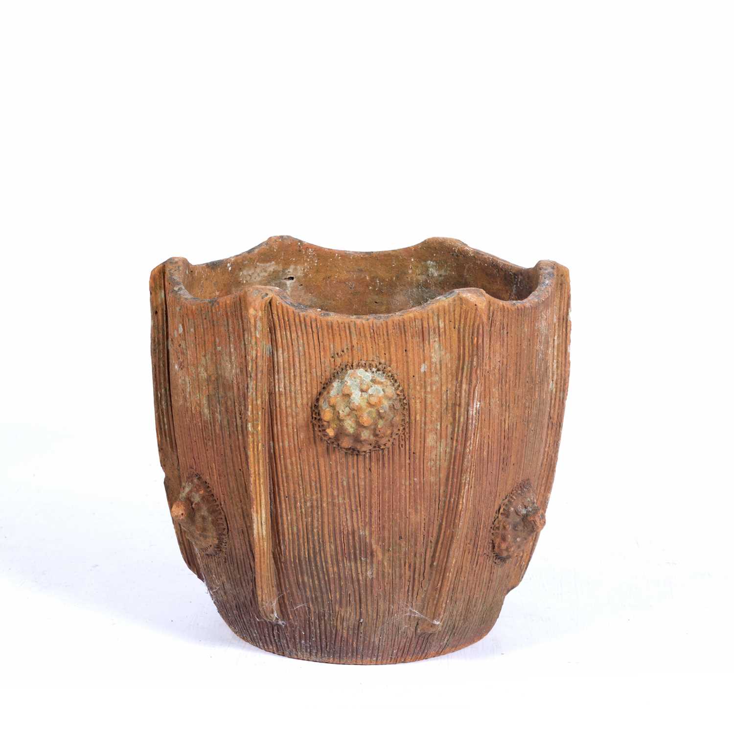 Lot 104 - In the manner of Compton pottery Terracotta...