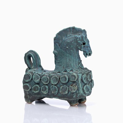 Lot 372 - 20th Century studio pottery model of a horse,...