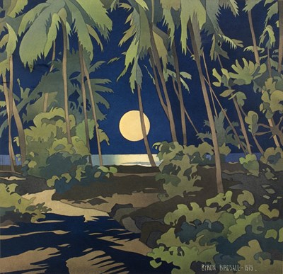 Lot 273 - Byron Birdsall (1937-2016) 'Hawaii night'...