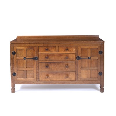 Lot 730 - Robert Thompson of Kilburn Mouseman sideboard...