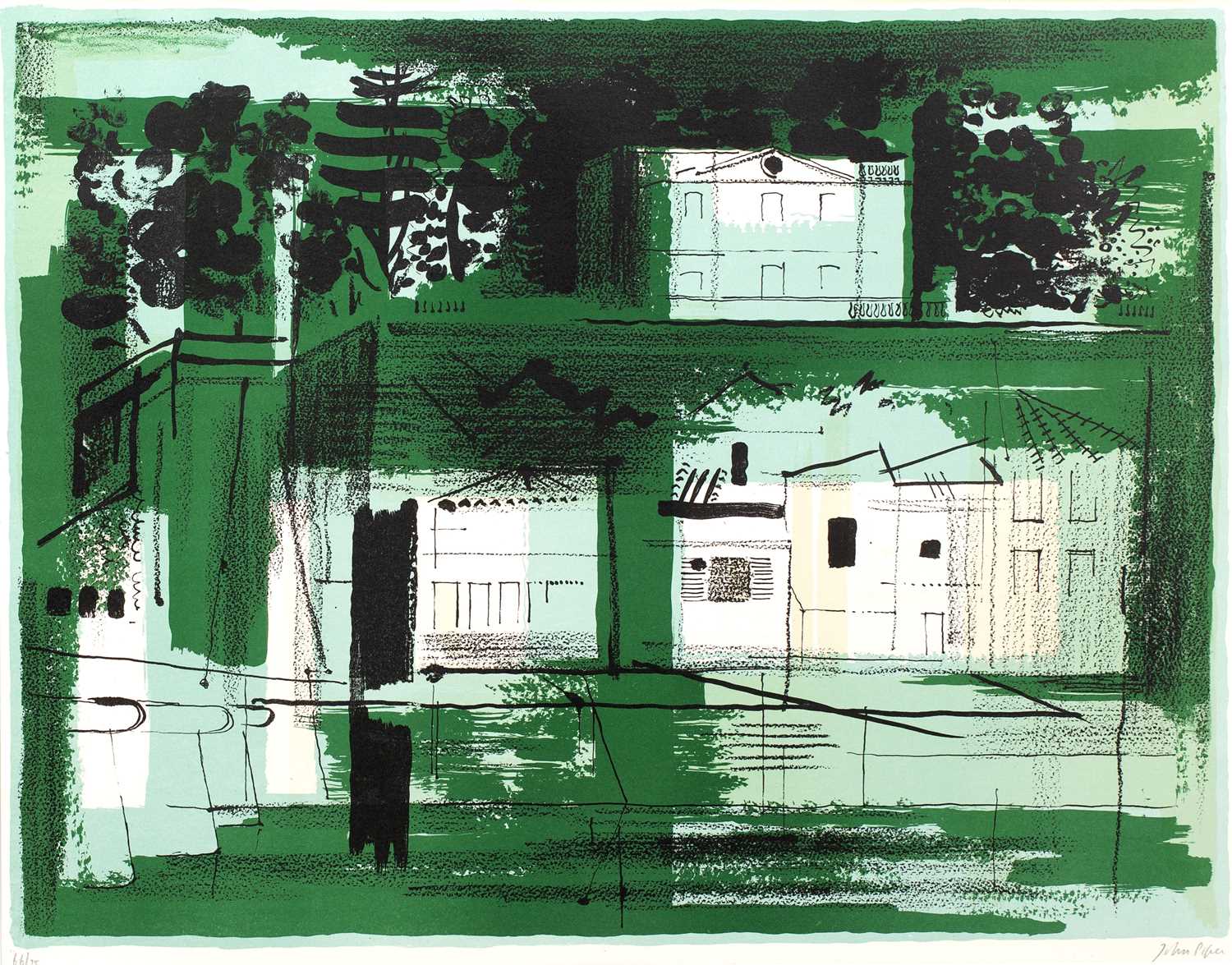 Lot 94 - John Piper (1903-1992) Chateau de Taillebourg...