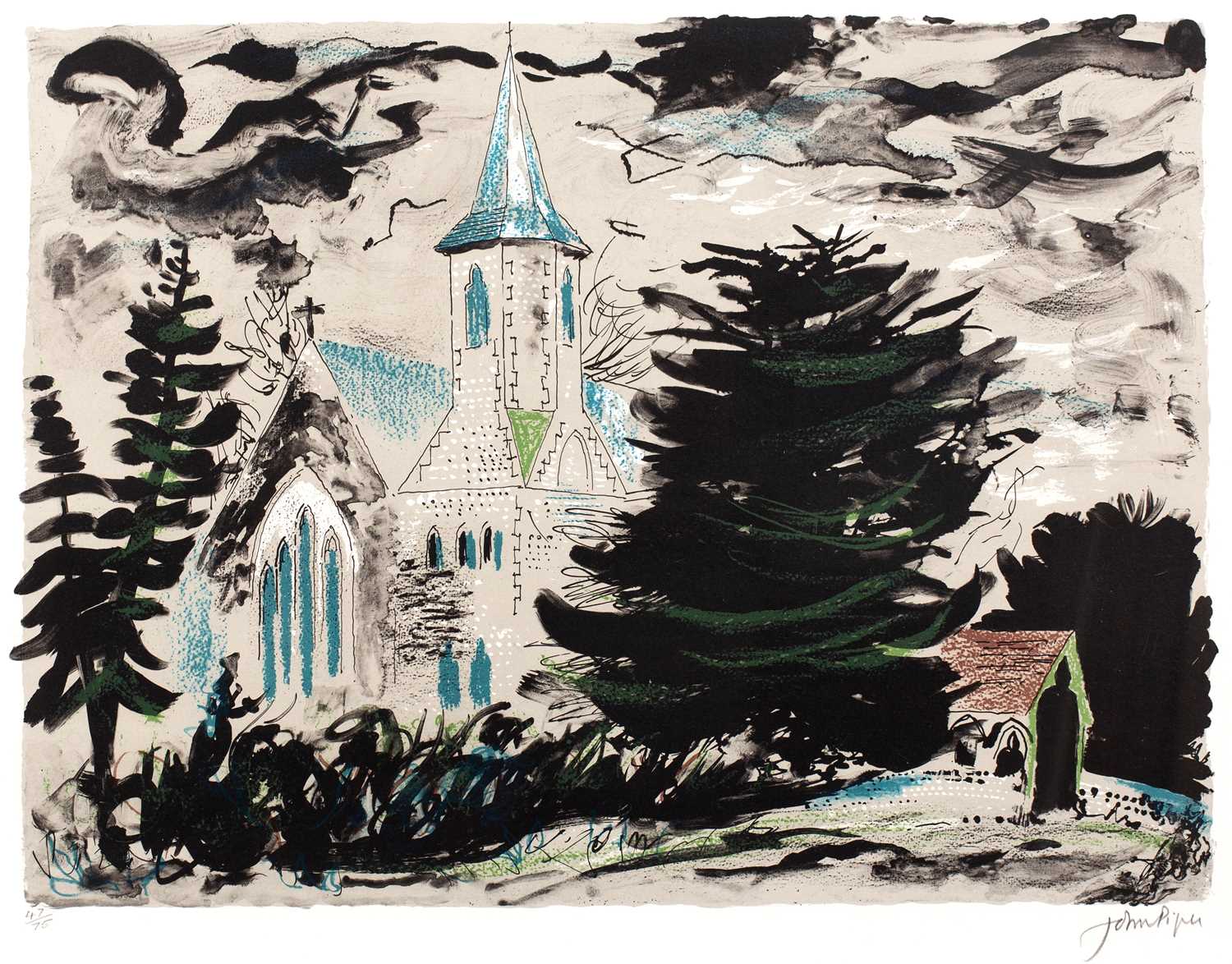 Lot 131 - John Piper (1903-1992) High Cross, Hampshire...