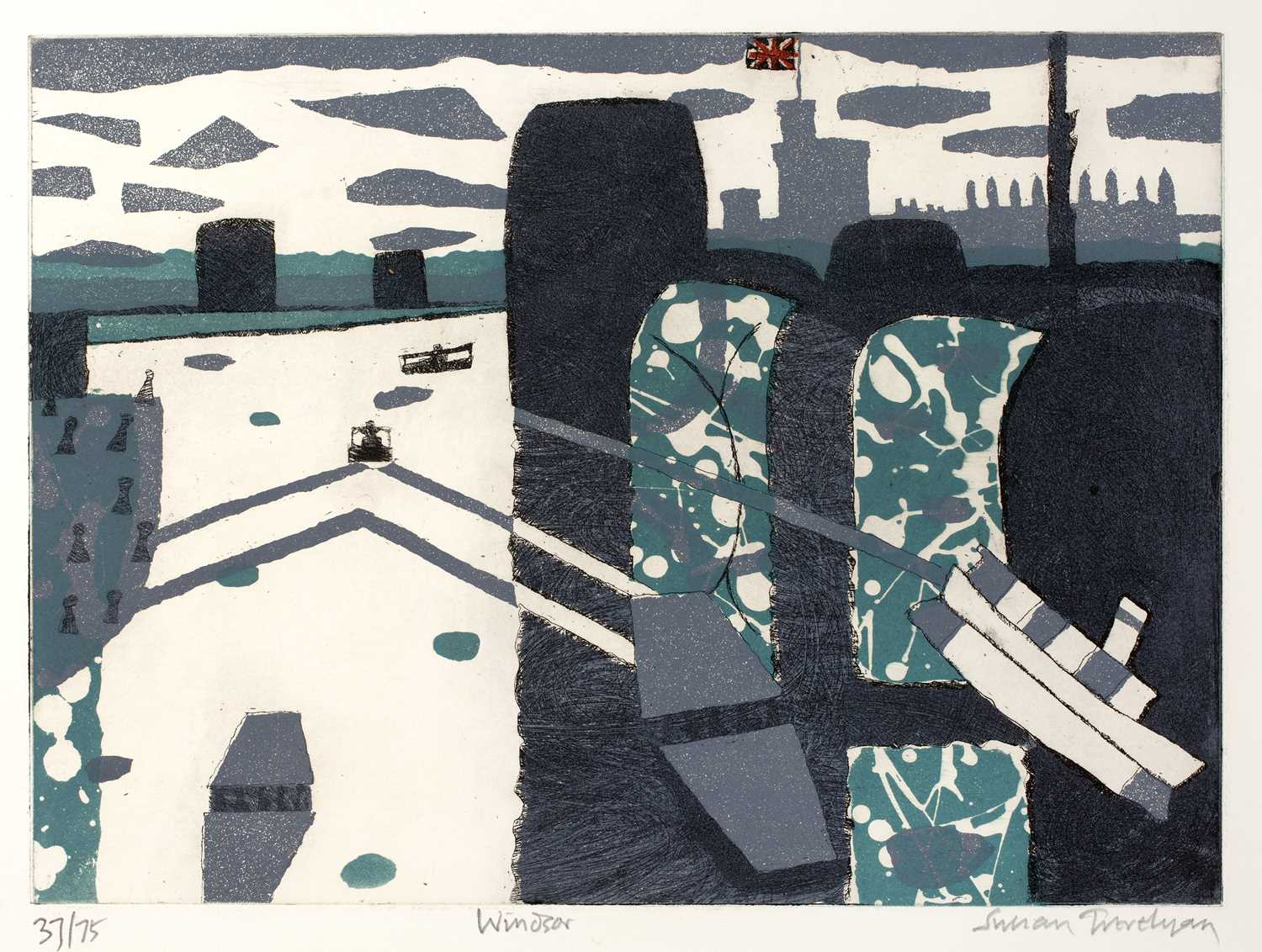 Lot 132 - Julian Trevelyan (1910-1998) Windsor, 1969...