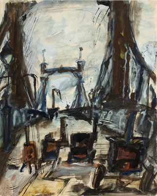 Lot 283 - Lena Vandrey (1941-2018) 'Chelsea bridge'...