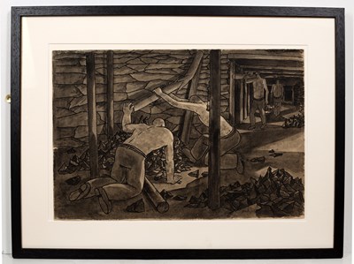 Lot 16 - George Bissill (1896-1973) Miners Repairing...