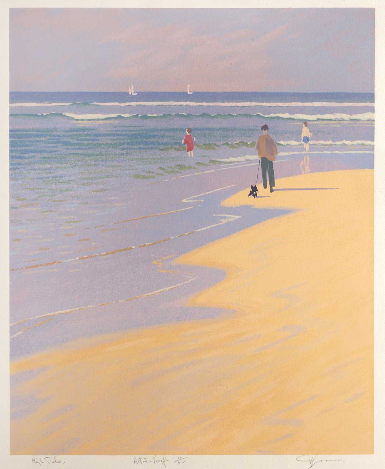 Lot 292 - C Harris (Contemporary) 'High tide'...