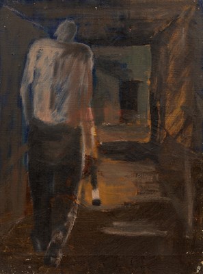 Lot 12 - George Bissill (1896-1973) Mining Sketch 3 oil...