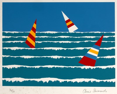 Lot 304 - Chris Simmonds (b.1954) 'Untitled boating...