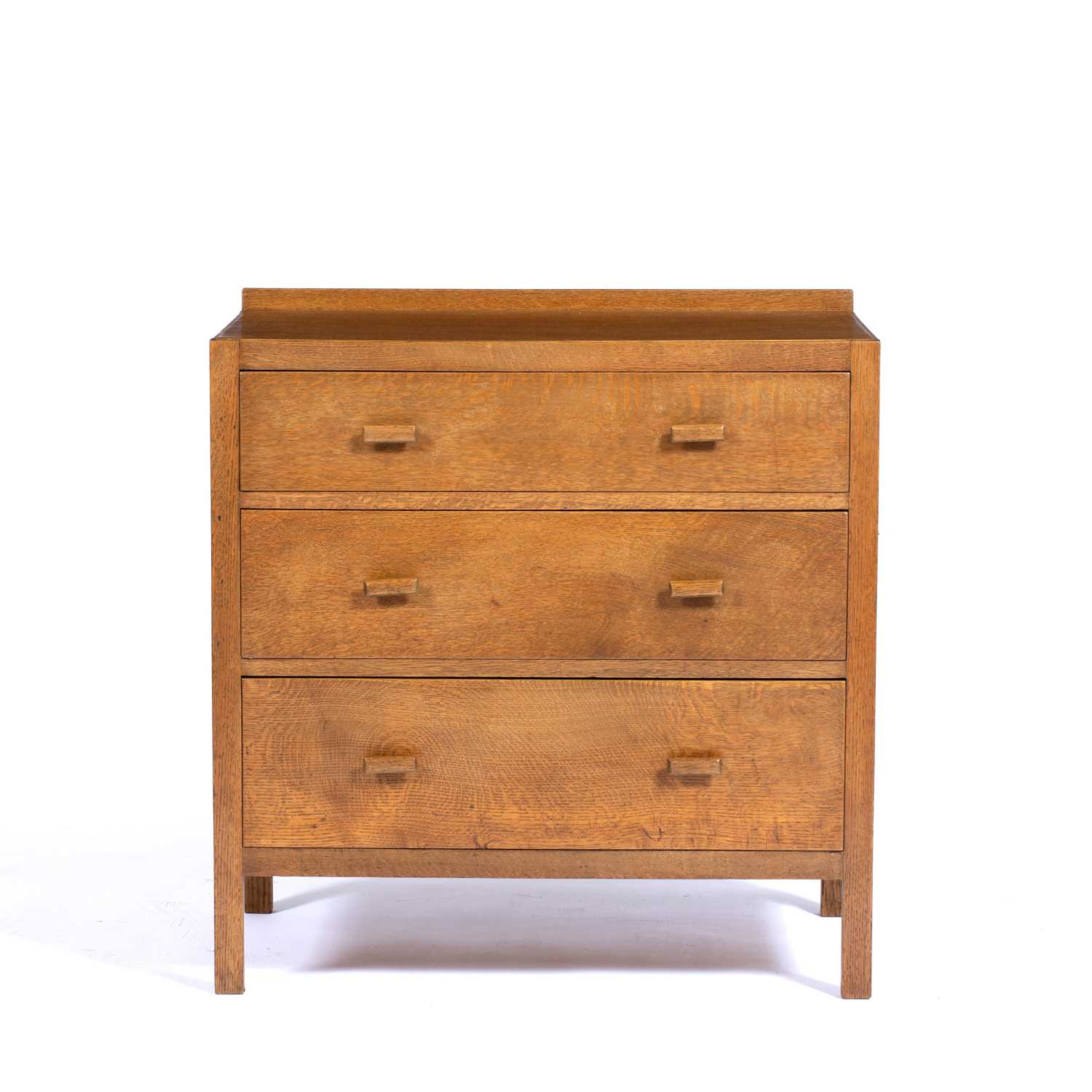 Lot 118 - Heals oak chest of drawers, circa 1930, with...