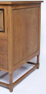 Lot 45 - Heals Cotswold oak and cedar desk, circa 1920,...