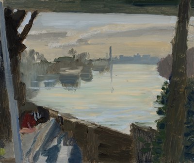 Lot 272 - David Parfitt (b.1943) 'Winter morning, high...