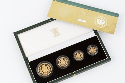 Lot 320 - An Elizabeth II gold proof coin set,...