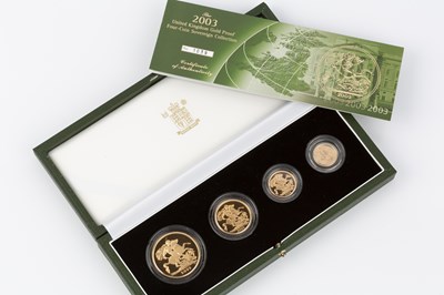 Lot 338 - An Elizabeth II gold proof coin set,...