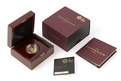 Lot 333 - An Elizabeth II proof sovereign, dated 2015,...