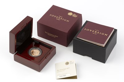 Lot 350 - An Elizabeth II proof sovereign, dated 2017,...