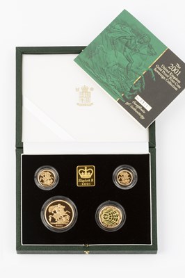 Lot 348 - An Elizabeth II gold proof coin set,...