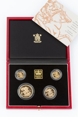 Lot 323 - An Elizabeth II gold proof coin set,...