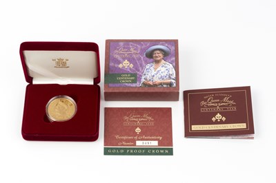 Lot 346 - An Elizabeth II gold proof £5 crown,...