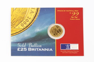 Lot 352 - An Elizabeth II gold £25 coin, dated 2000, in...