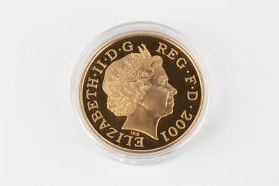 Lot 360 - An Elizabeth II gold proof £5 crown,...