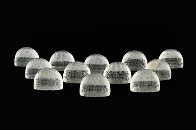 Lot 864 - René Lalique (1860-1945) A set of twelve...
