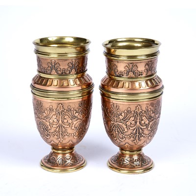 Lot 204 - A pair of late 19th century Arts & Crafts...