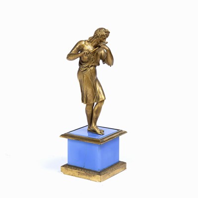 Lot 208 - A 19th century gilt bronze figure, of a...