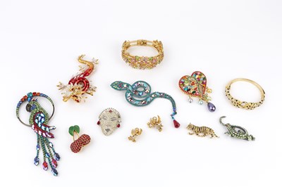 Lot 319 - A collection of costume jewellery by Butler &...