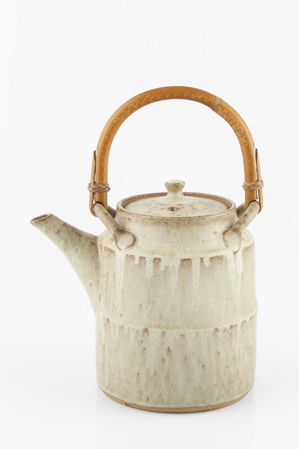 Lot 607 - Emmanuel Cooper (1938-2012) Teapot oatmeal...