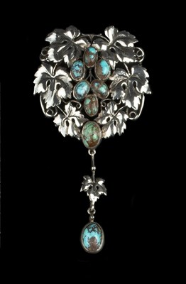 Lot 706 - Continental School Arts and Crafts gem set...
