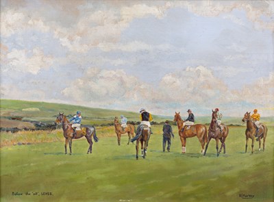 Lot 132 - R Hartley (early 20th Century) Before the Off,...